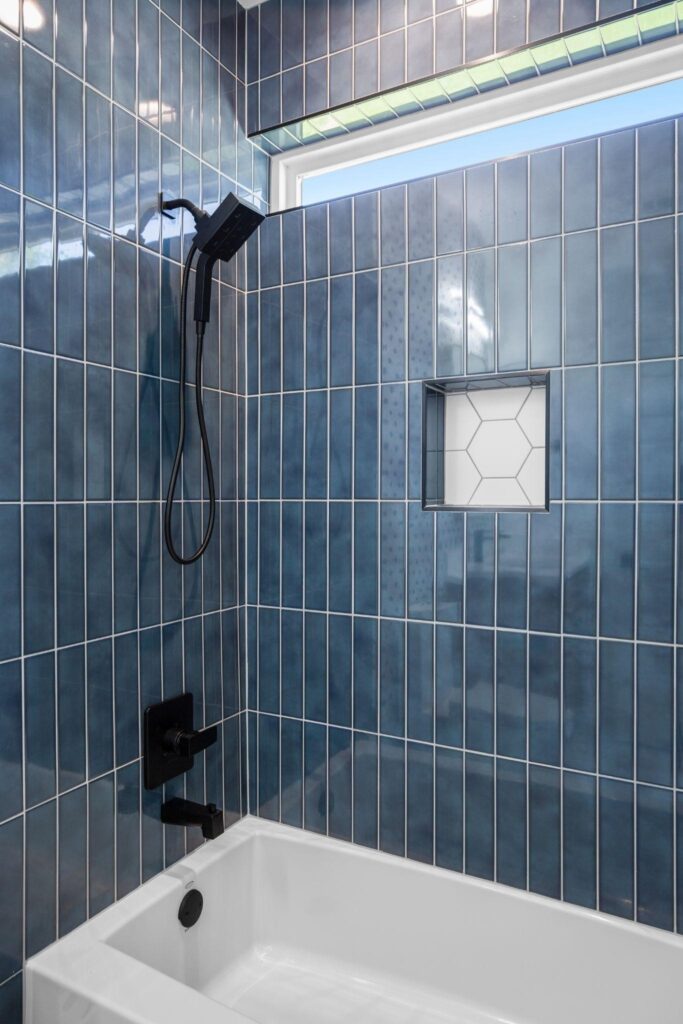 Home renovation in a bathroom