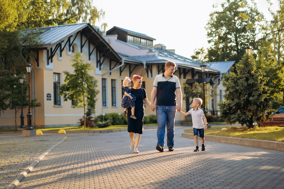 family-walking-urban-development